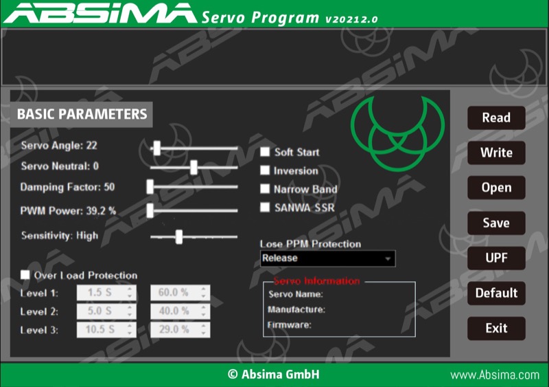 interfata programare sero absima